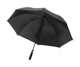 Large umbrella with soft grip.